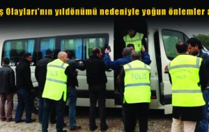 Kahramanmaraş’ta Yoğun Güvenlik Önlemleri