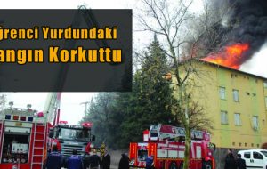 Öğrenci Yurdundaki yangın korkuttu