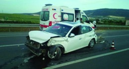 K.Maraş’ta otomobil devrildi 2 yaralı