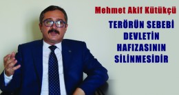 Mehmet Akif Kütükçü Açıklaması