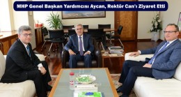 MHP Genel Başkan Yardımcısı Aycan, Rektör Can’ı Ziyaret Etti