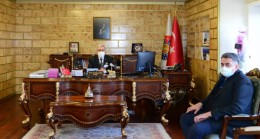 BİK Kahramanmaraş Şube Müdürü Abid Vanlı, Üniversitemiz Rektörü Prof. Dr. Niyazi Can’ı Ziyaret Etti