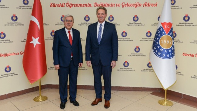 ABD Ankara Büyükelçisi Jeffry Flake KSÜ’yü Ziyaret Etti