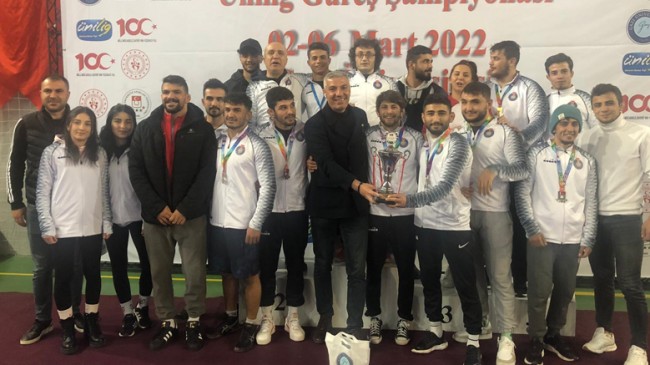 KSÜ Güreş Takımı, Türkiye Şampiyonu Oldu