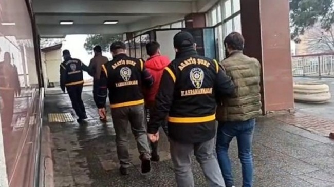 Kahramanmaraş’ta aranan 110 kişiden 62’si tutuklandı