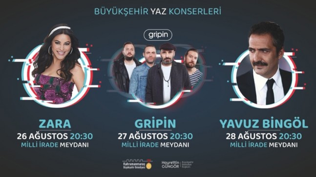 Kahramanmaraş Büyükşehir Yaz Konserleri Devam Ediyor!
