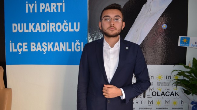 Türkiye’nin en genç ilçe başkanı Kahramanmaraş’ta!