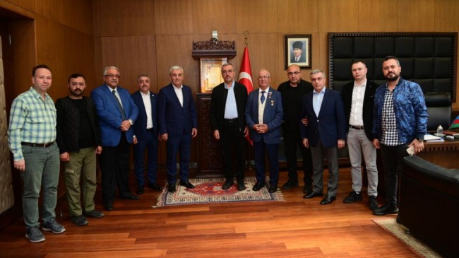 Azerbaycan Heyeti’nden Başkan Güngör’e Ziyaret
