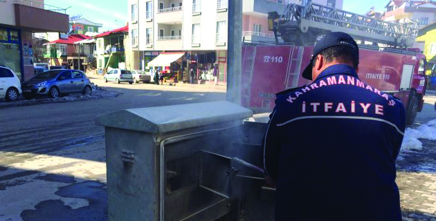 Kaldırım Üzerinde Bulunan Trafo Patladı