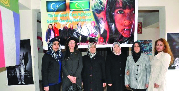 Kadın Kolları’ndan Türkmenlere Gönül Köprüsü