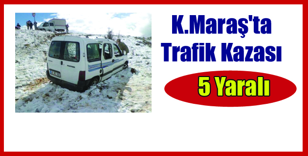 Trafik Kazası: 5 Yaralı