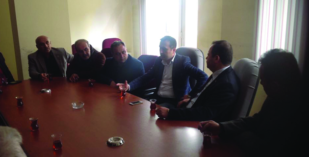 Başkan Mehmet Çetinkaya’yı ziyaret etti
