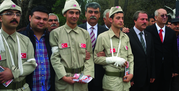 Kale şehitleri Anma etkinliğinde