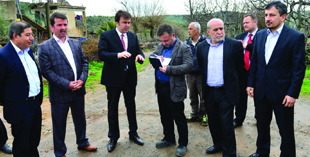 ERKOÇ TÜRKOĞLU MAHALLELERİNİ İNCELEDİ