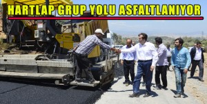 HARTLAP GRUP YOLU ASFALTLANIYOR
