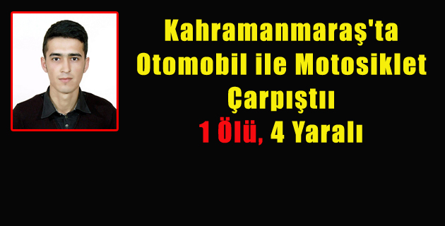 Otomobil ile Motosiklet Çarpıştıı