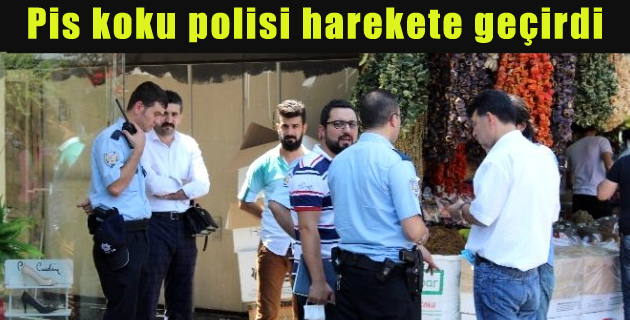 Pis koku polisi harekete geçirdi