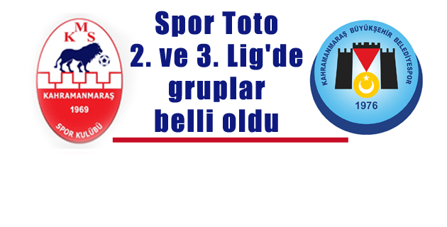 Spor Toto 2. ve 3. Lig’de gruplar belli oldu