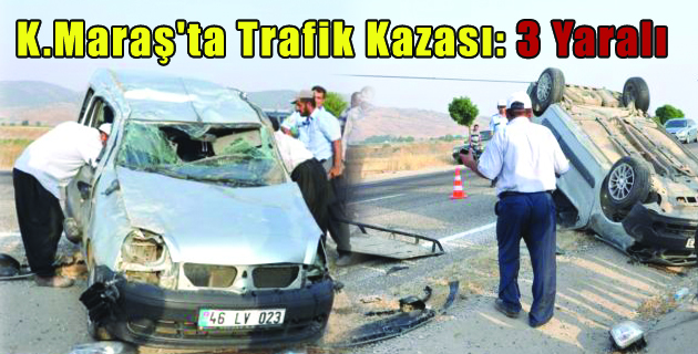 Trafik Kazası: 3 Yaralı