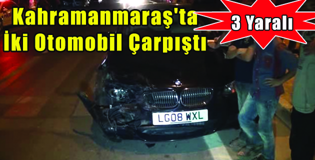 İki Otomobil Çarpıştı