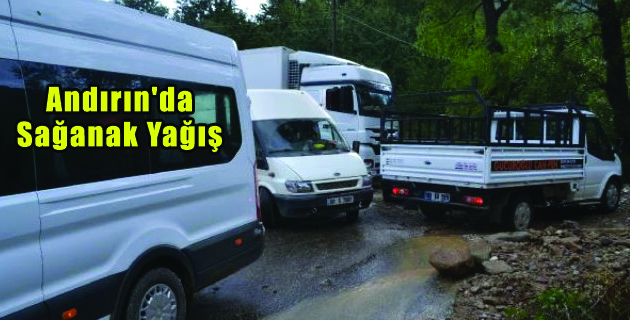 Andırın’da Sağanak Yağış