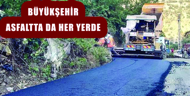 BÜYÜKŞEHİR ASFALTTA DA HER YERDE