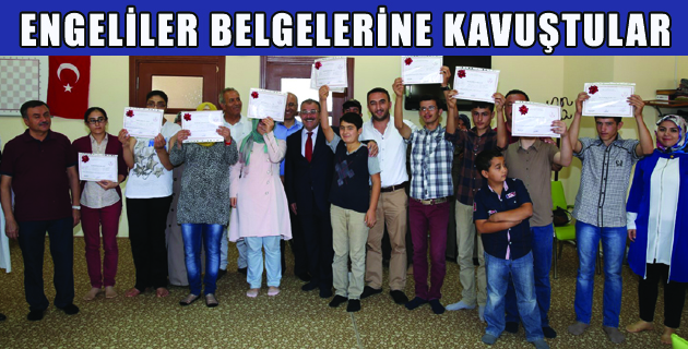 ENGELİLER BELGELERİNE KAVUŞTULAR