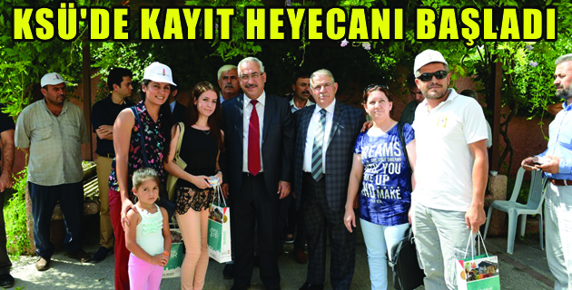 KSÜ’DE KAYIT HEYECANI