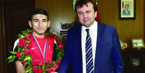 ERKOÇ ŞAMPİYONU AĞIRLADI