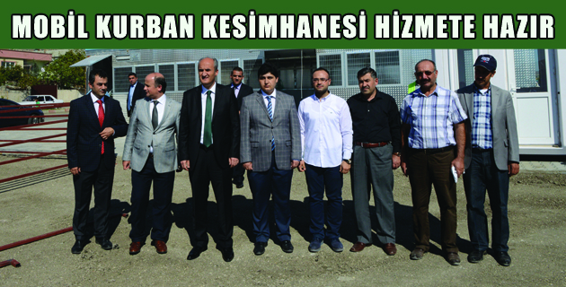 MOBİL KURBAN KESİMHANESİ HİZMETE HAZIR