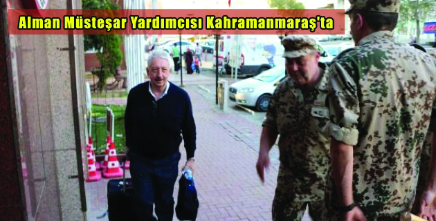 Alman Müsteşar Yardımcısı Kahramanmaraş’ta