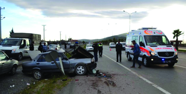 Kahramanmaraş’ta Trafik Kaza 2’si Çocuk 5 Yaralı