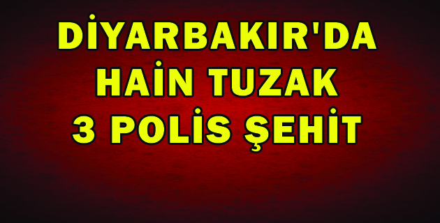 DİYARBAKIR’DAN ACI HABER 3 POLİS ŞEHİT