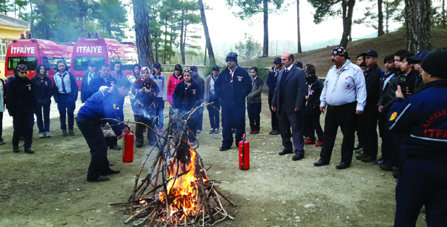 AKMOD ÜYELERİ VE GÖNÜLLÜ İTFAİYECİLER EĞİTİM VE SPOR KAMPINDA