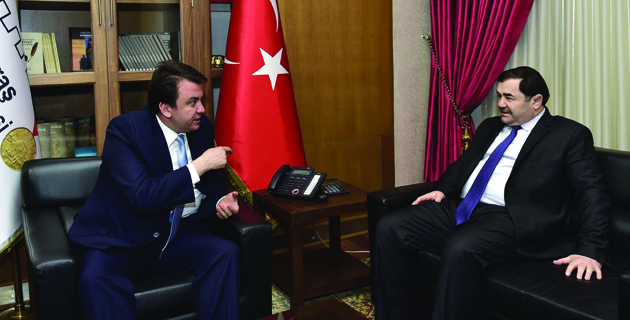GÜREŞ FEDERASYONU BAŞKANI AYDIN’DAN ERKOÇ’A ZİYARET