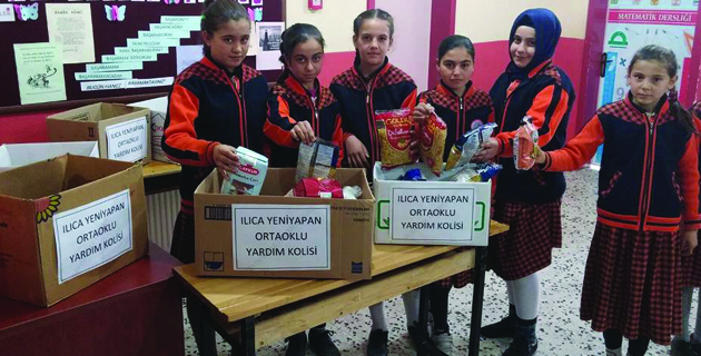 Ilıca Yeniyapan Ortaokulu Bayırbucak’ı daUnutmadı