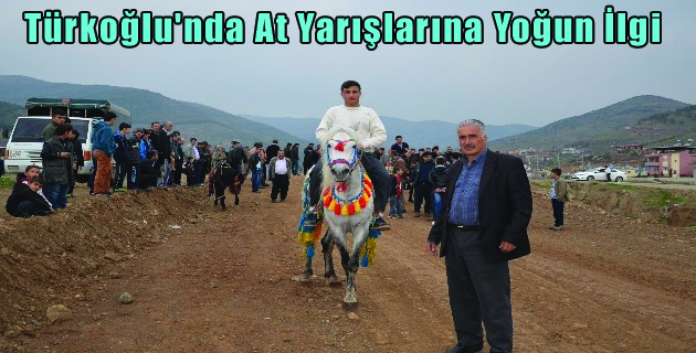 Türkoğlu’nda At Yarışlarına Yoğun İlgi