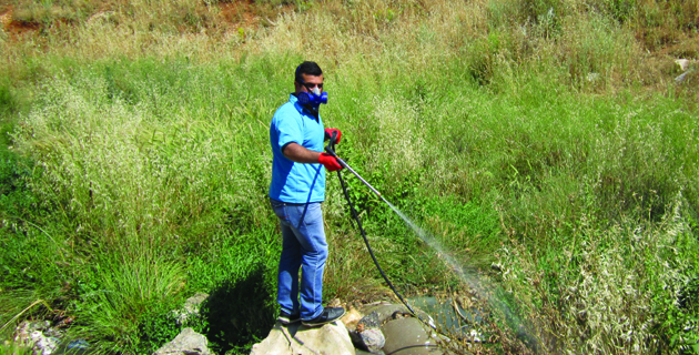 BÜYÜKŞEHİR’DEN LARVA MÜCADELESİ