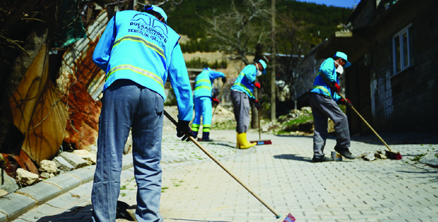 KIRSAL MAHALLELERE BAHAR TEMİZLİĞİ