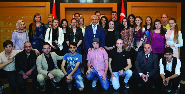 Avrupalı Öğrencilerden Vali Güvençer’e ziyaret