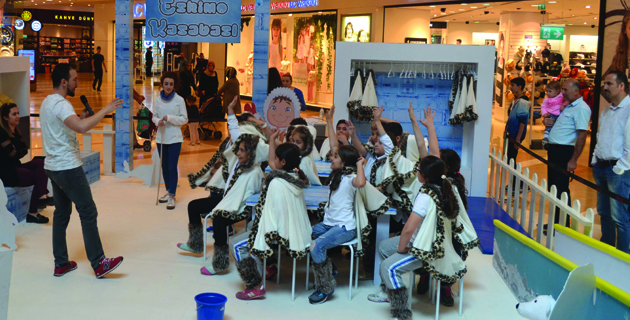 Eskimo Kasabası’nda sıra dışı eğlence