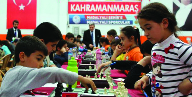 Kahramanmaraş’ta Uluslararası Satranç Turnuvası