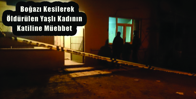 Yaşlı Kadının Katiline Müebbet