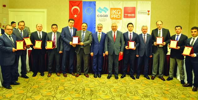 İSKEP PROJESİ PAYDAŞLARINA PLAKET