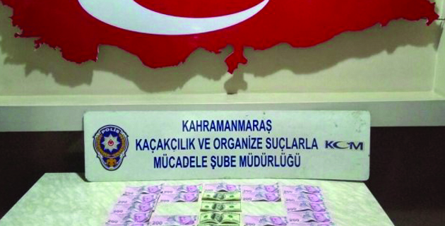 Kahramanmaraş’ta Piyasaya Sahte Para Süren 2 Kişi Yakalandı