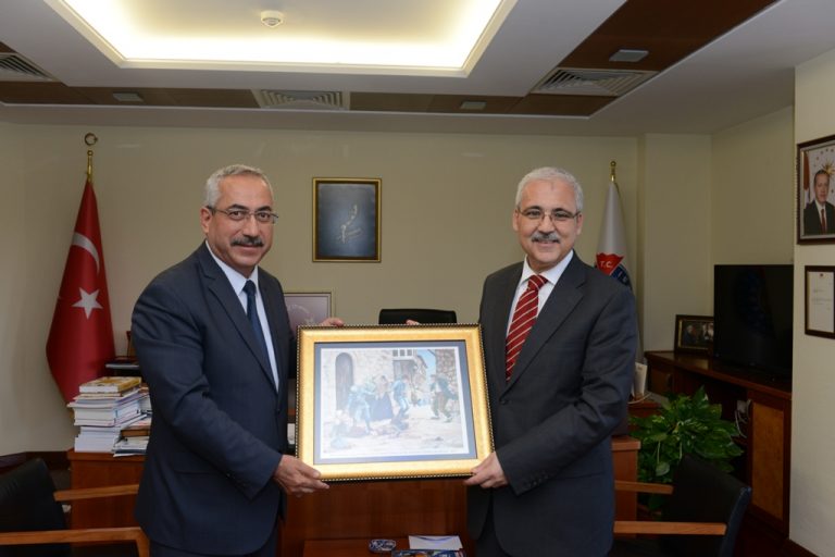 Güvençer’den Deveci’ye Veda Ziyareti