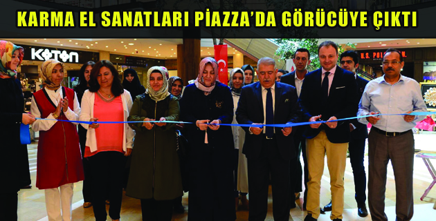 KARMA EL SANATLARI PİAZZA’DA GÖRÜCÜYE ÇIKTI