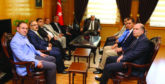 KMTSO Heyeti Vali Vahdettin Özkan’ı ziyaret etti