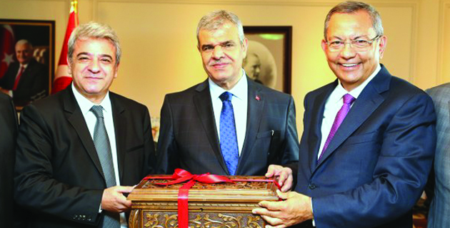 KMTSO Heyeti Veysi Kaynak’ı ziyaret etti