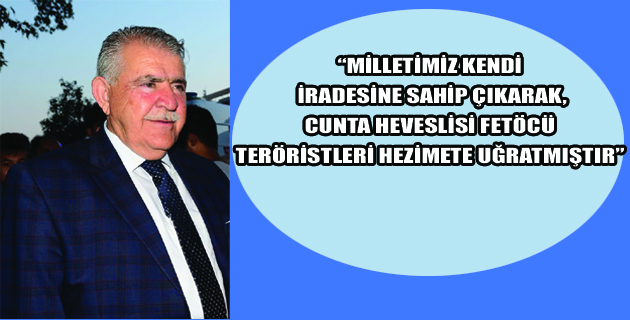 HANEFİ MAHÇİÇEK’TEN DARBEYE TEPKİ